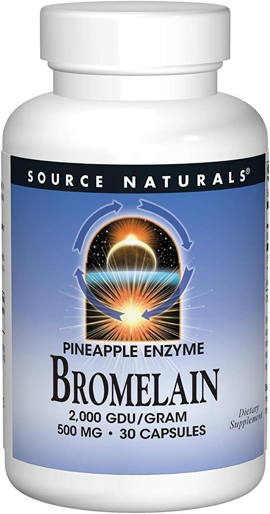 Kilde Naturals - Bromelain 2000 Gdu, 500mg, 30 kapsler