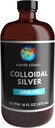 Jordklinikken ® kolloidalt sølv 20 PPM, 16oz (473 ml), stor Amber glassflaske - immunstøtte