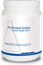 Biotikk forskning Pea Protein Isolere Naturlig Vanilla Flavored, Blander enkelt med vann eller juice, Premium Pea Protein, 21 gram Clean Protein per servering 16 Ounces