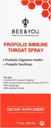 Bee and You Propolis og Probiotic Throat Spray med Ginger, Immun Support, Digestiv Helse, Antioksidanter, Keto, Paleo, Glutenfri, 1 Fl oz
