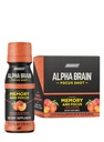ONNIT Alpha Brain Focus Shot, Peach Flavor, Nootropic Dietary kosttilskudd Drink som støtter energi, fokus og humør, IGENTM ikke-GMO testet, 2,5 fl oz, 6 count