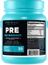 Primal Pre-Workout Tropisk Rain Rocket Pop Flavored (30 Serveringer) - Glutenfri og ikke-GMO