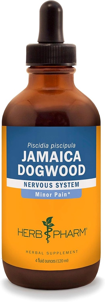 Herb Pharm Jamaica Dogwood flytende ekstrakt for mindre smerte - 4 Ounce