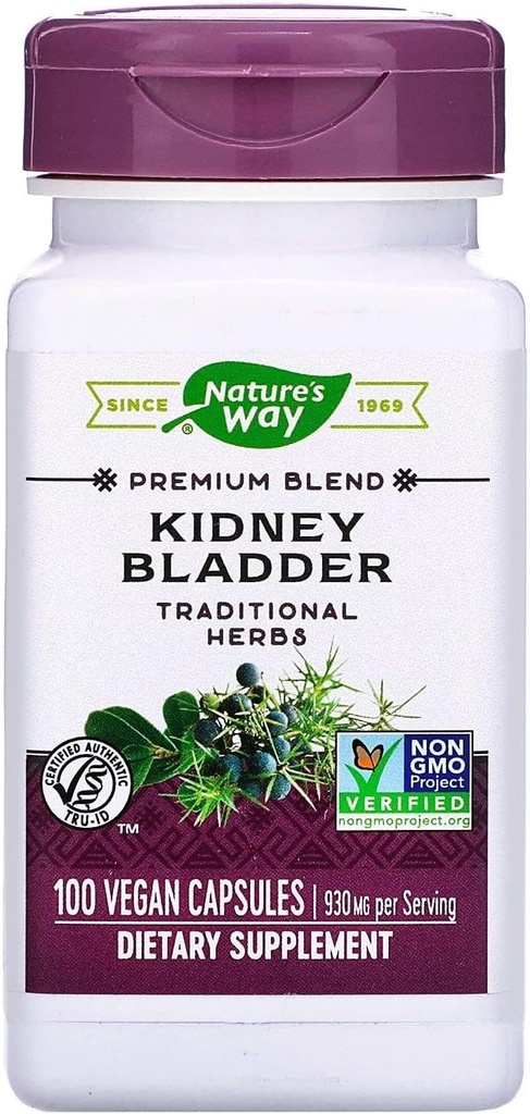 Naturens måte nevrale Bladder, 465 mg per kapsel, 100 caps