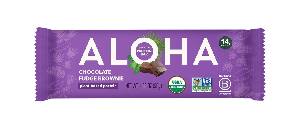 Aloha Organic Plant Basert Protein Bars, 1,98 Oz