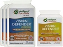 Vision Defender MAC og Omega daglig generell øye-helse Bundle (90 dagers forsyning). Øyevitaminer Supplement inneholder karotenoider Lutein, Zeaxanthin, Omega-3 (DHA, EPA). Laget i Storbritannia av øyespesialister