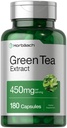 Horbäach Grønn Te Ekstrakt Kapsler 450mg | 180 greve | Herbal Supplement | Ikke-GMO og Glutenfri