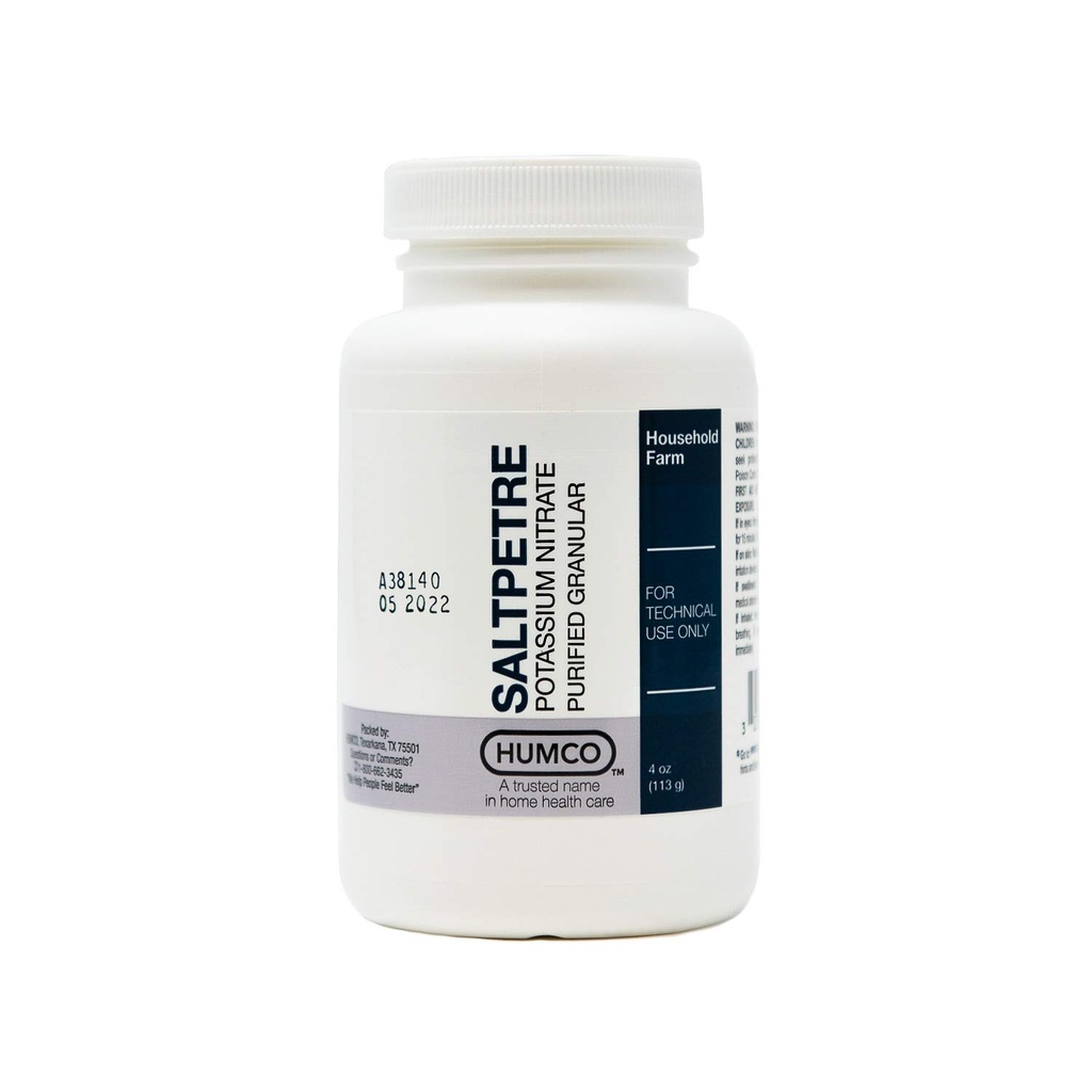 Saltpetrekaliumnitrat, FCC, 4 oz.