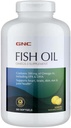 GNC Fish Oil Omega 3 Supplement, 300 mg EPA og DHA, sitronflavor, støtter hjerte, hjerne, hud, øye og felles helse, 360 Softgels, 360 Serveringer