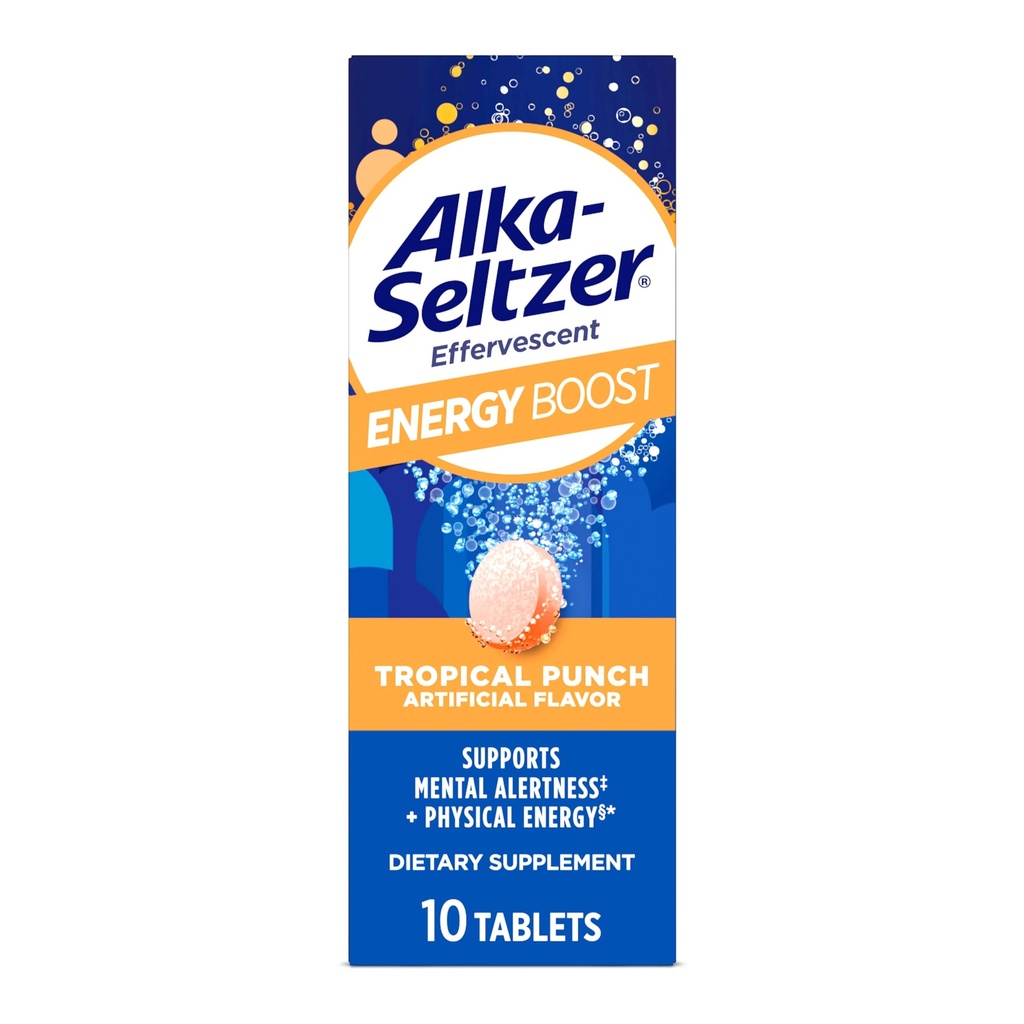 Alka-Seltzer Energi Boost, 10ct