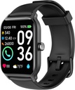 Smart Klokke for menn (Answer/Make Call),Alexa innebygd,1,8"General Tracker med hjertefrekvens SPO2 Monitor, 100 Sportsmodus,5ATM Vanntett, Aktivitetssporere og Smartwatches for iOS og Android-telefoner