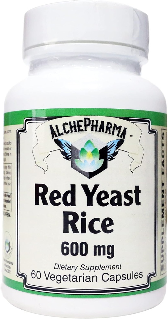 Red Yeast Rice (organisk og citrinfri), 600 mg (60 Vcaps)