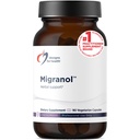 Designs for helse Migranol - Feberfew Supplement med magnesiummalat, Curcumin (Turmeric) Ekstrakt, Rosemary + B2 Riboflavin - Ikke-GMO + Glutenfri (90 kapsler)