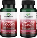 Swanson Hawthorn & Coq10 60 Veg Kapsler (2 Pakke)
