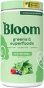 Bloom Ernæring Superfood Grønn pulver, Digestive Enzymer med probiotika og prebiotika, Gut helse, Bloating Relief for kvinner, Klorella, Grønn Juice blanding med beet Root Powder, 60 SVG, Original
