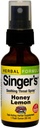 Herbs Etc. Singer's Sparing Grace Honning Lemon – Herbal Remedy for Throat Comfort – Soothing, Hydrating Support med lakrise – alkoholbasert – 1 fl oz (75 serveringer)