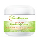 Nerve reverse - Neuropathy smerte lindring krem for føtter, hender, ben tær. Stor 4 OZ. JAR. Fast-Argin, Maks styrke krem med 4% Menthol, MSM, L-karnitin, L-arginin, vitamin E, vitamin B6