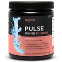 LEGION Pulse Pre Workout Supplement - All naturlig nitric Oxid Preworkout Drink å øke energi, Kreatinfri, naturlig søtet, Beta Alanine, Citrulline, Alpha GPC (kaffein gratis arktisk blast)