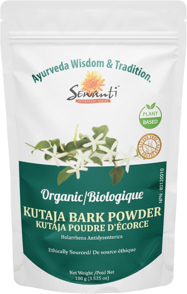 Sevanti Kutaja Bark pulver - høy potens 100% naturlig urte Supplement for Digestive Comfort - 100g