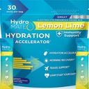 HydroMATE Electrolyte pulver sitron Lime Hydration Packets Lavt sukker 30 teller
