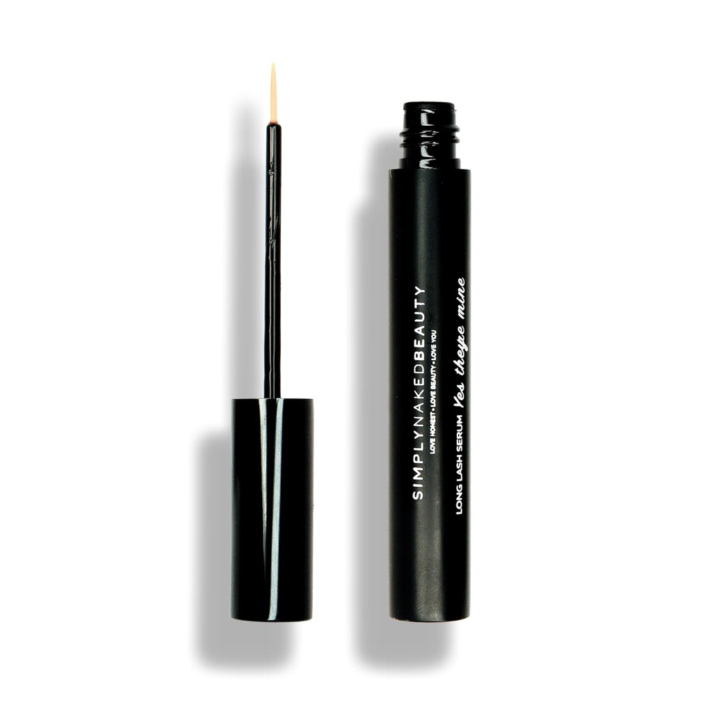 Lash Grow Serum & Brow Enhancer (5 ml) Få lengre, Fullere Øyefrakker i 12 dager - Naturlige og plantebaserte Peptider for sunn brow & Lash vekst - Cruelty Free Lash Serum av rett og slett naken skjønnhet