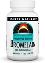 Kilde Naturals Bromelain, Proteolytisk Enzyme Supplement, 500mg - 120 tabletter