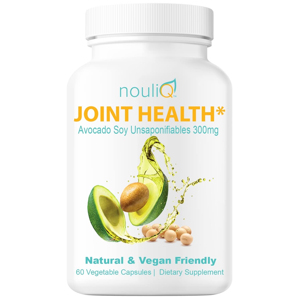 Naturlig og vegansk-vennlig felles Helse Supplement, Avocado Soja Unsaponerables 300mg, ikke-GMO, Fri for enhver gluten, kunstige farger eller flavors, Dairy og Shellfish, 60 dagers forsyning.