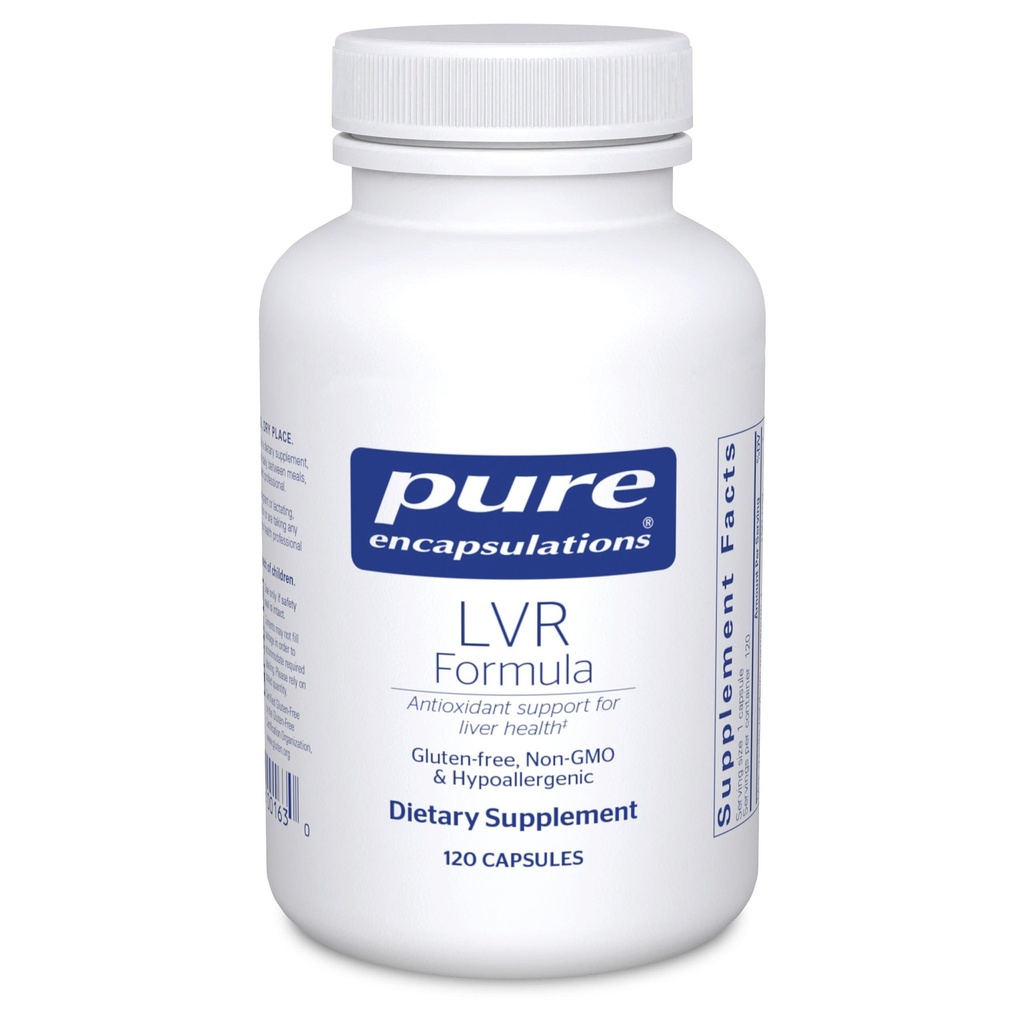 Rene innkapslinger LVR Formula | Hypoallergenic Supplement med antioksidant støtte for levercelle helse | 120 kapsler