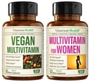 Vimerson Helse Vegansk Multivitaminer for vegansk og vegetarianere og multivitamin for kvinner