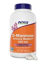 Nå D-Mannose 500 mg, 300 kapsler - Vegan, ikke GMO Supplement for kvinner og menn - støtter sunn urintrakt, renser Bladder
