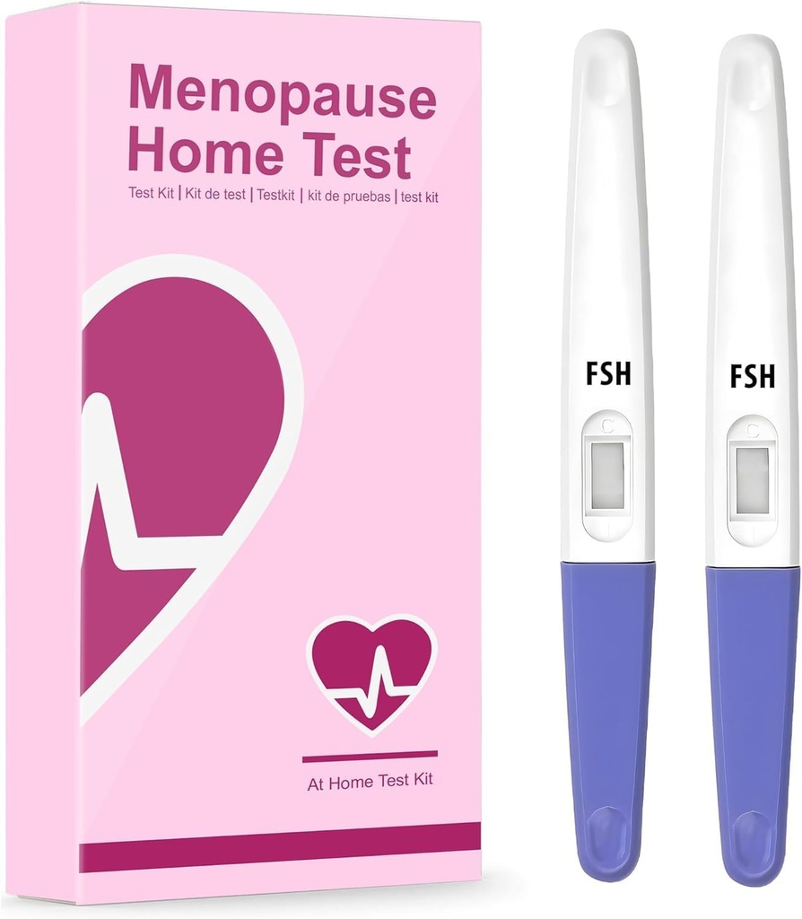Menopause Test Strips hjemme Results i 3 minutter - FSH Menopause Stage Indicator ® Perimenopause Test Strips Hjelp deg å bestemme menopause nivåer (2 CT)