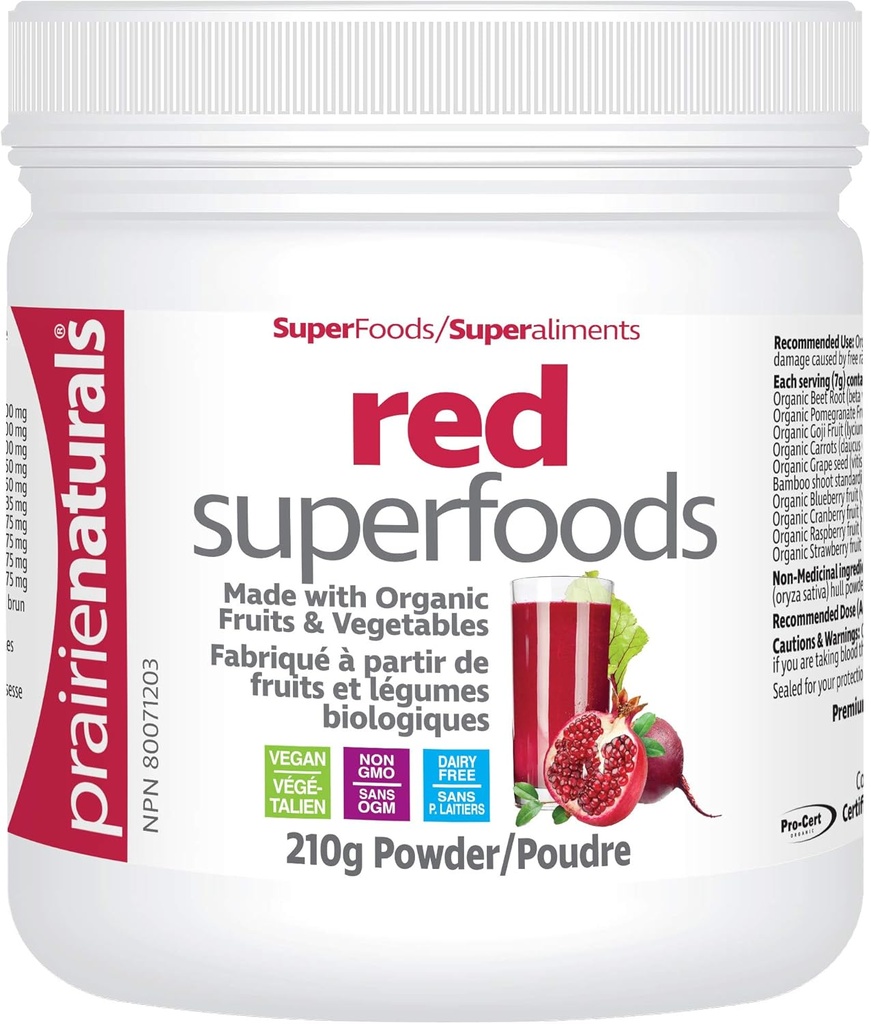 Prairie Naturals Organic Red Superfood, 7,4 Ounce