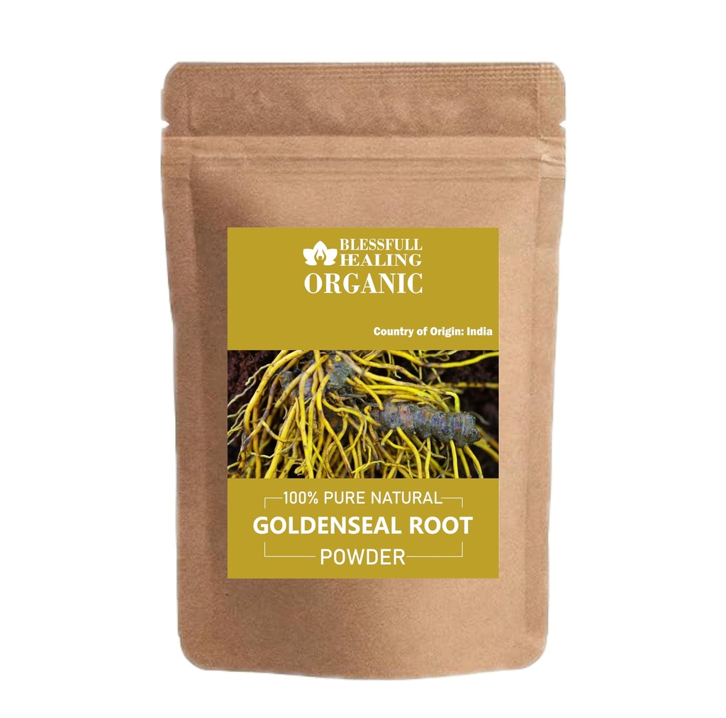 Organisk Goldenseal Root Powder 100% ren naturlig 100 gram / 3,52 oz