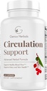 Cirkulasjonsstøtte - med Hawthorn, Butchers Broom, L-Arginine, Varicose Veins Support - 60 Kapsler