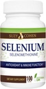 Suzy Cohen Selenium Supplement 200 mcg, opprettholde sunn hjerte, immunsystem, støtte Thyroid, Prostrate funksjon, Yeast Free Chelated Tummy Vennlig Aminosyre, svært biotilgjengelig, 100 Veg Kapsel