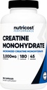 Nutricost Kreatin Monohydrat 3.000mg, 180 kapsler (750mg per kapsel) - Glutenfri, ikke-GMO