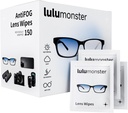 Anti tåke linser Wipes for briller Lulumonster, [150 pre-forsterket individuelt omsluttet Wipes] [Non-scratching & ikke-streaking] Renere tørker for briller, solbriller, telefon skjerm kamera linser, briller