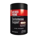 Weider Prime Testosteron Support - Mens ernæring - Beriket med vitaminer og mineraler - med Ashwagandha, Chromax Chromium, Bioperin & Zink - Glutenfri - 120 Kapsler