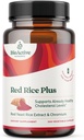 BIOACTIVE NUTRIENTS Red Rice Plus Supplement- 240 Grønnsaker kapsler - proprietær blanding av gurkemeie, svart pepper, Cayenne Pepper, Ginger Root og Rosemary - Kolesterol støtte