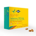 Syrel - Thyroid Support Supplement - 100mcg Selenium og 5mg BioPerine - 30 Soft-Gel Caps for økt biotilgjengelighet og absorpsjon - Glutenfri, Laktosefri, sukkerfri, ikke-GMO