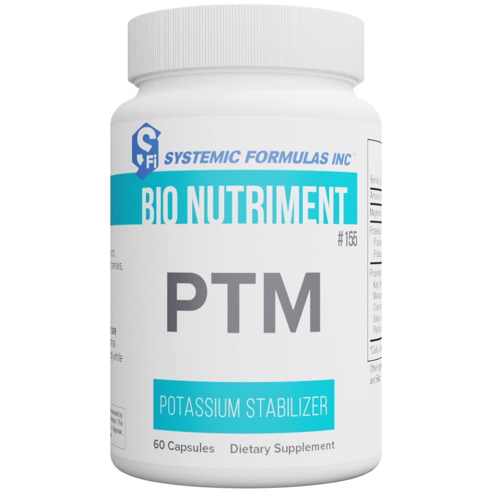 Systemiske Formler PTM Kaliumstabilisator 60 Kapsler Bio Nutriment #155.