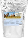 Acetyl L-Carnitine HCL pulver | Heste energi Supplement og Muskel Supplement for hester som støtter muskelfunksjon og mer | Antioksidant-Rich ren formel | 1 lb Bag