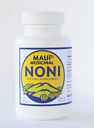 Kona Noni 90 Vcaps 400mg per kapsel organisk hele frukt