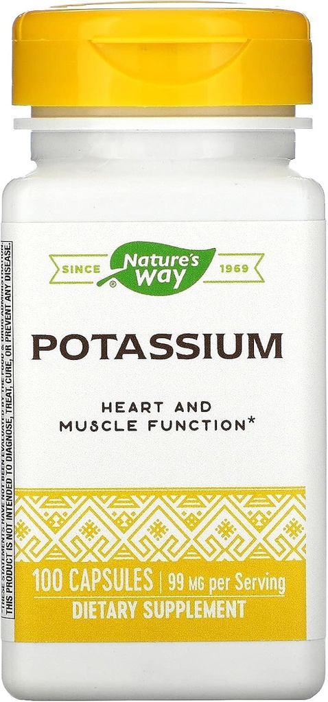Naturens måte Kalium Complex, 100 Caps