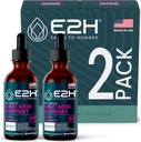E2H Uric Acid Support Supplement - Tart Cherry og Devil's Claw - støtter uric syre helse og nyrefunksjon ikke-GMO - Vegan - (2 flasker)