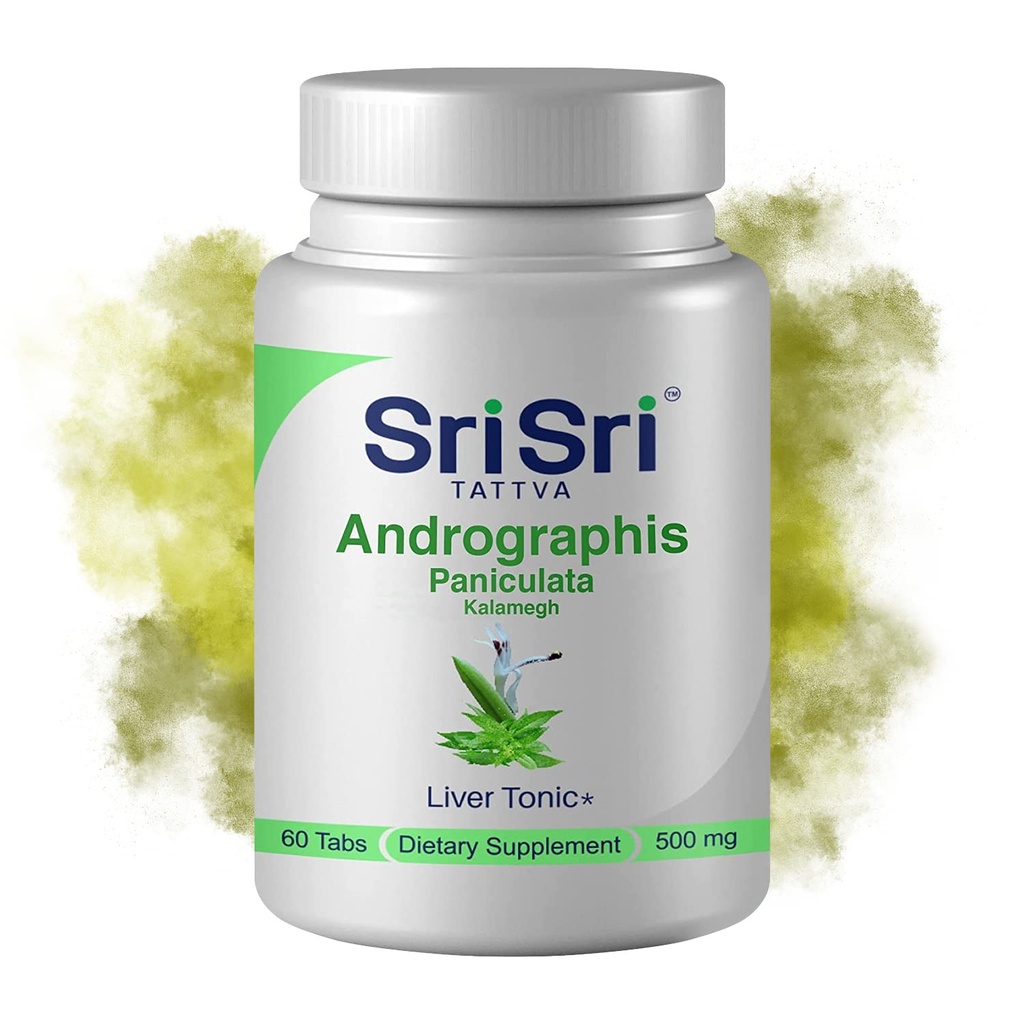 Andrographis Paniculata kosttilskudd – 60 tabletter Plante Basert Herbals Respiratorisk velvære – Immunstyrke Restorative Andrographis Tabletter – 500 Mg Økologisk Grønn Chiretta Herb