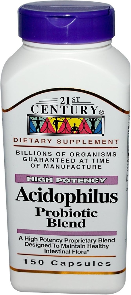21. århundre, Acidophilus, Probiotisk blanding, 150 kapsler