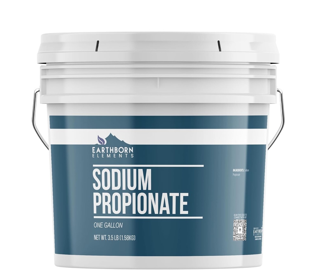 Jordbårne elementer natriumpropionat, 1 gallon, matkvalitet, mattilsetning