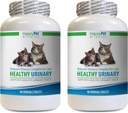 katt Bladder Helse Mat - CAT Sunn Urin Complex - UTI løsning - Naturlig Formula - Cranberry Cat Behandler - 2 flasker (180 tabletter)