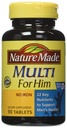 Natur laget multivitamin for ham, menns multivitamin for daglig ernæringsstøtte, 90 tabletter (pakke med 3)